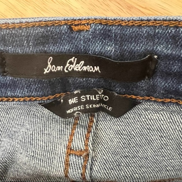 Sam Edelman The Stiletto High Rise Skinny Ankle Jeans Size 26 - Picture 6 of 6